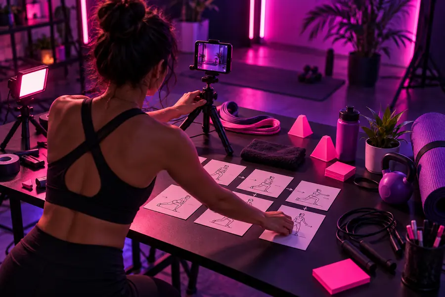Illustrative visual for the TikTok tutorial planning stage